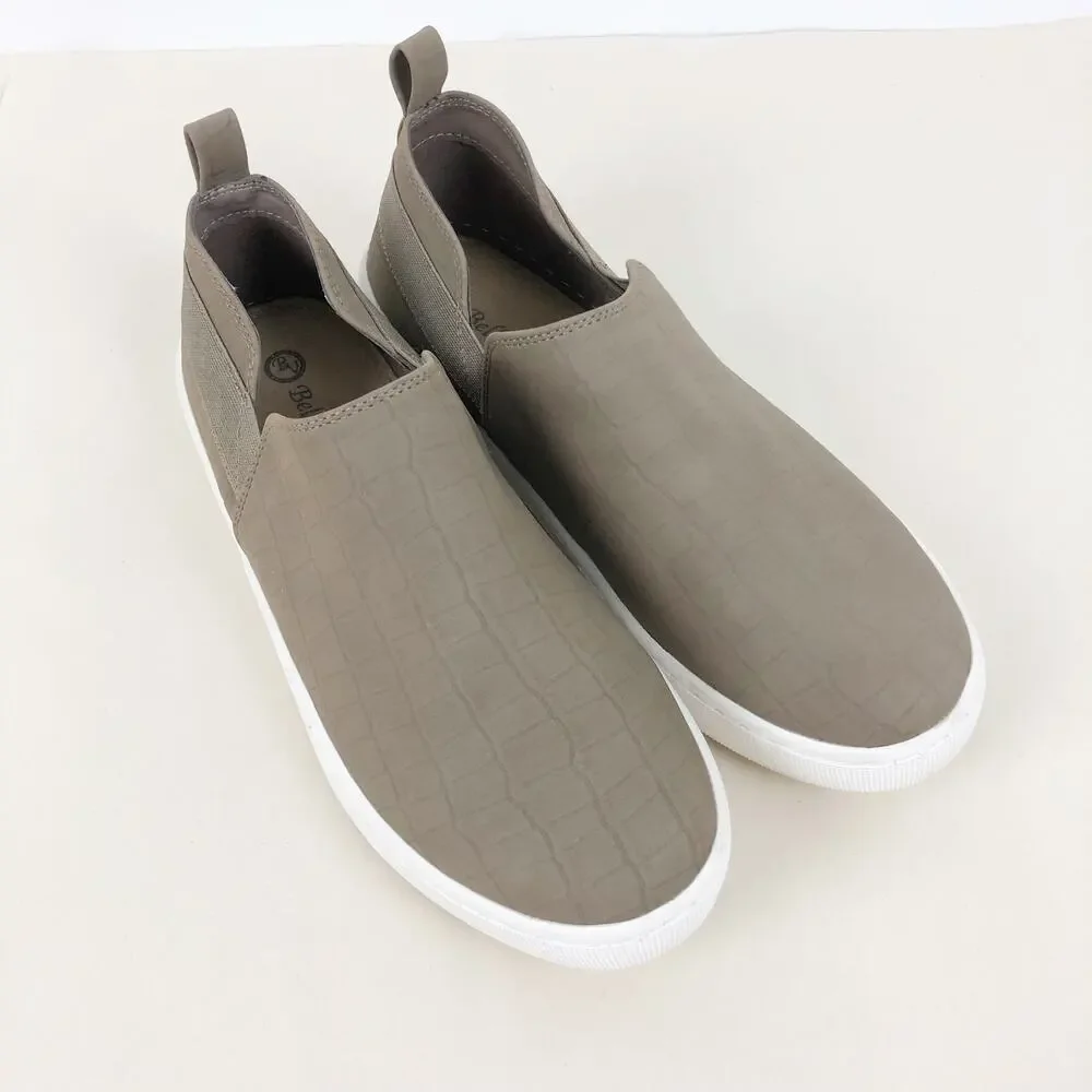 Bella Vita Womens Kiona Fashion Sneaker Size 10 Taupe Brown